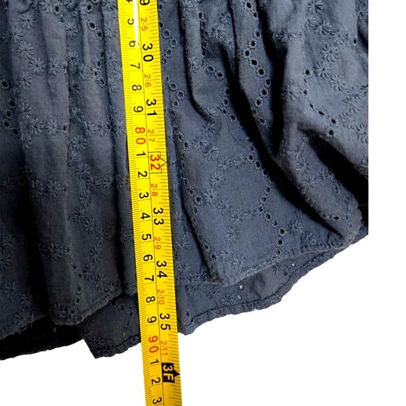 Michael Kors Blue Eyelet Dress - Size Large - Picture 10 of 11